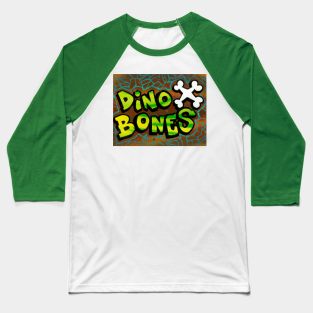 Dino Down to Earth Baseball T-Shirt